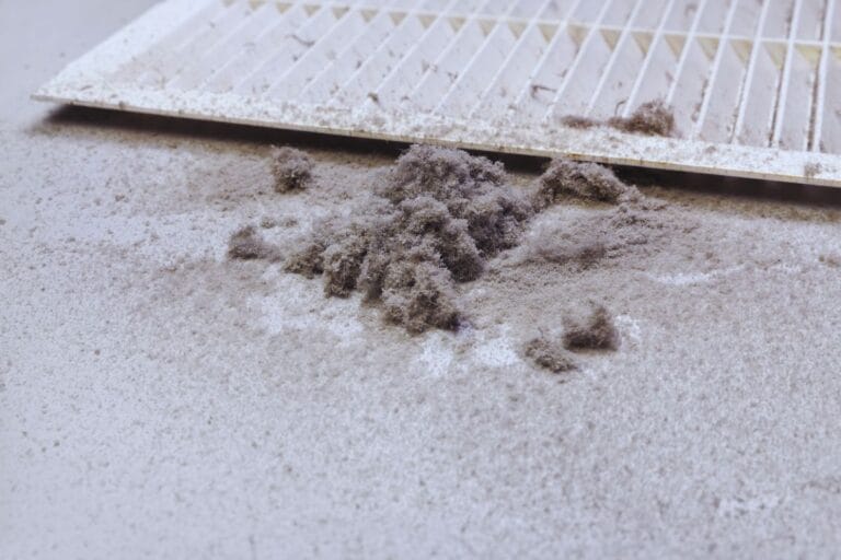 Dirt and Dust from Air Ducts