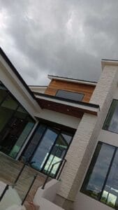 newly installed gutters