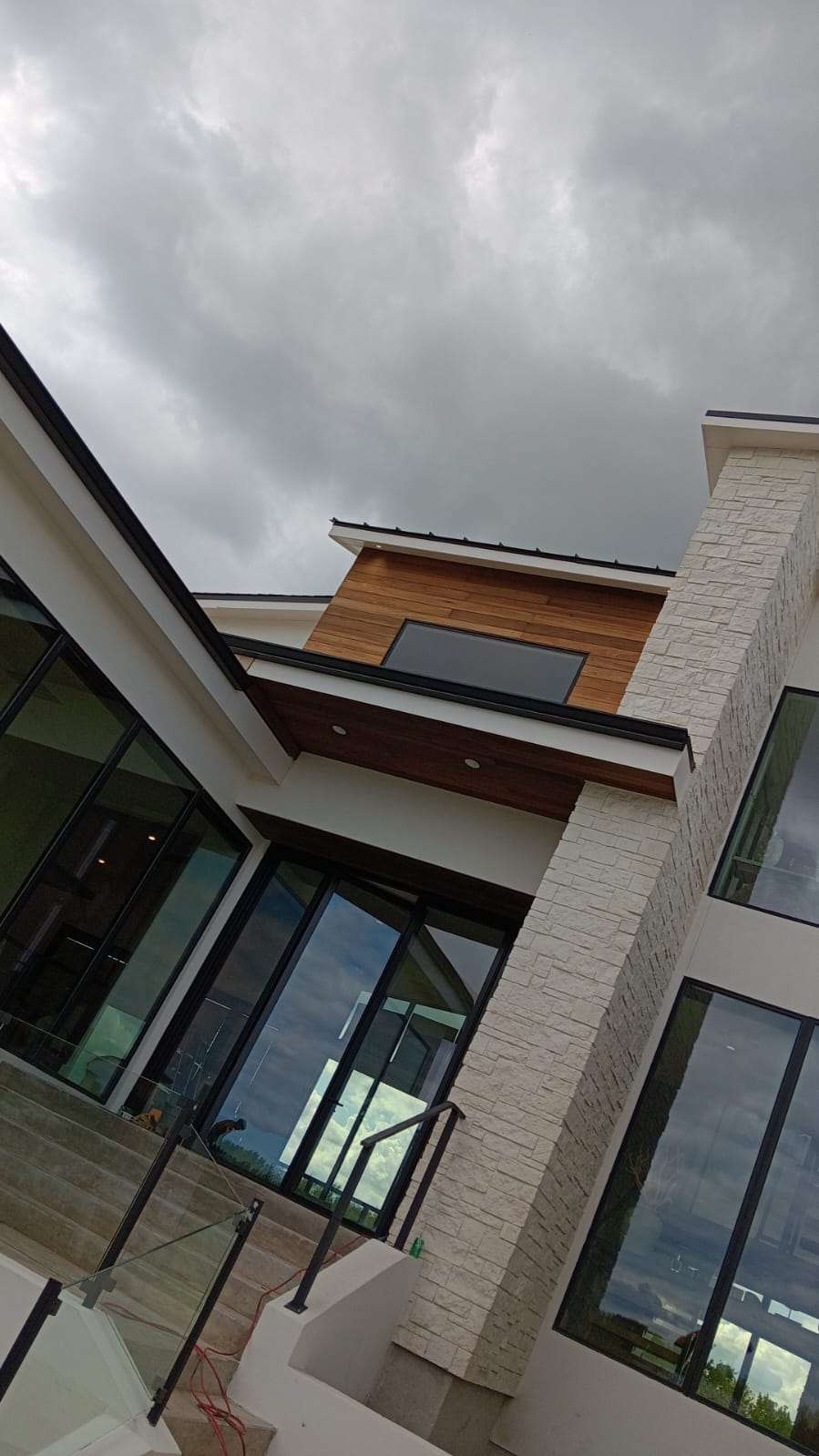 newly installed gutters