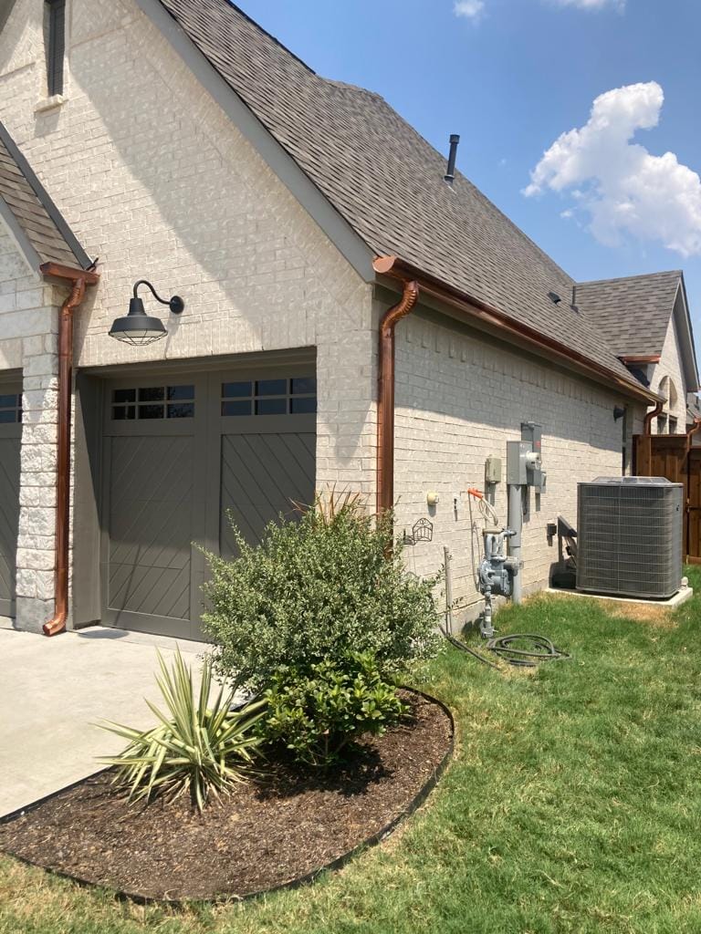 copper gutters