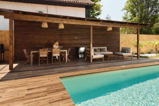wooden deck