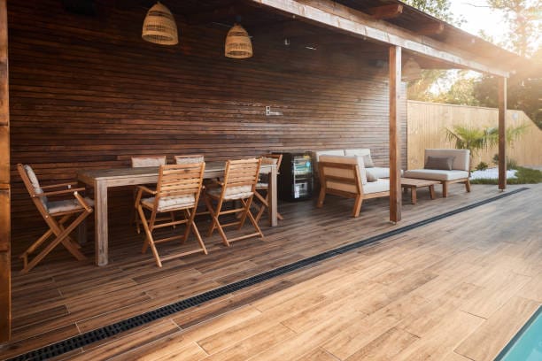 wooden deck