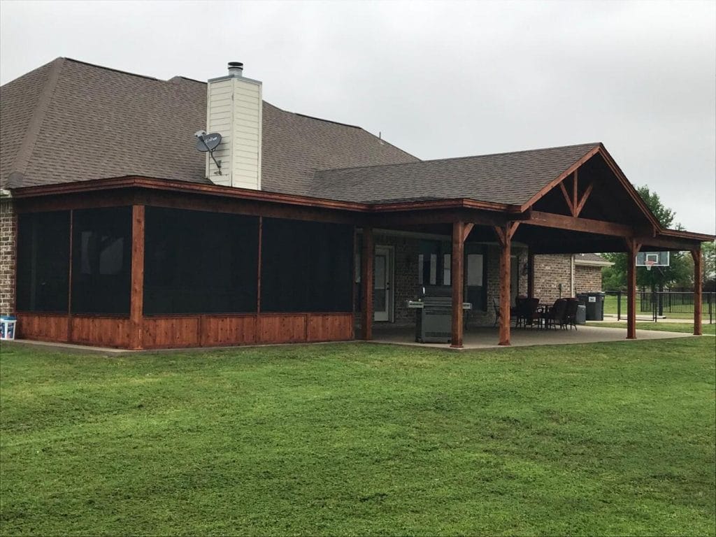 outdoor living space