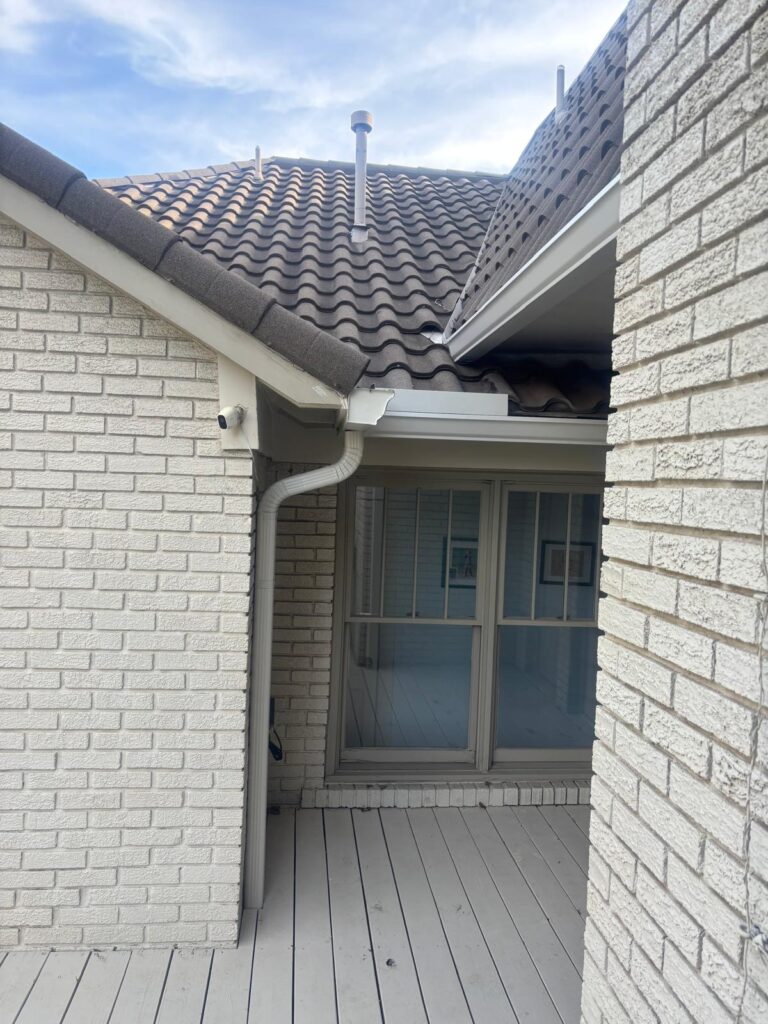 gutters and masonry